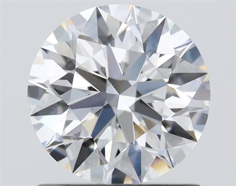 1.06 Carat E-VS2 Round Cut Diamond